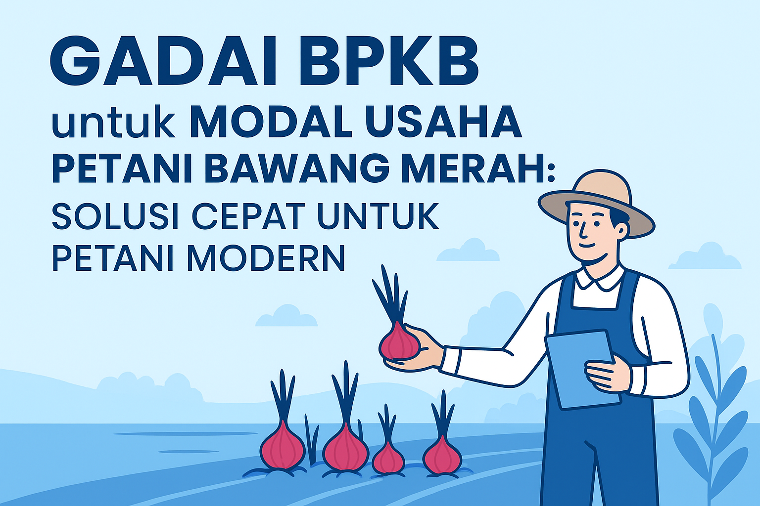 Gadai BPKB untuk Modal Usaha Petani Bawang Merah: Solusi Cepat untuk Petani Modern
