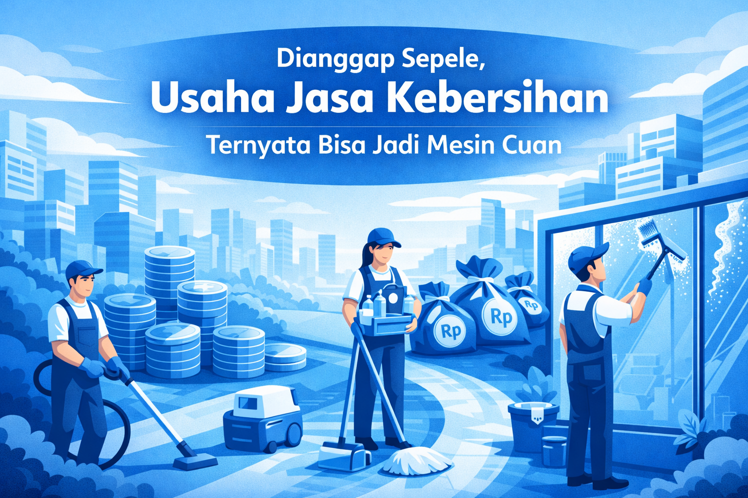 Dianggap Sepele, Usaha Jasa Kebersihan Ternyata Bisa Jadi Mesin Cuan
