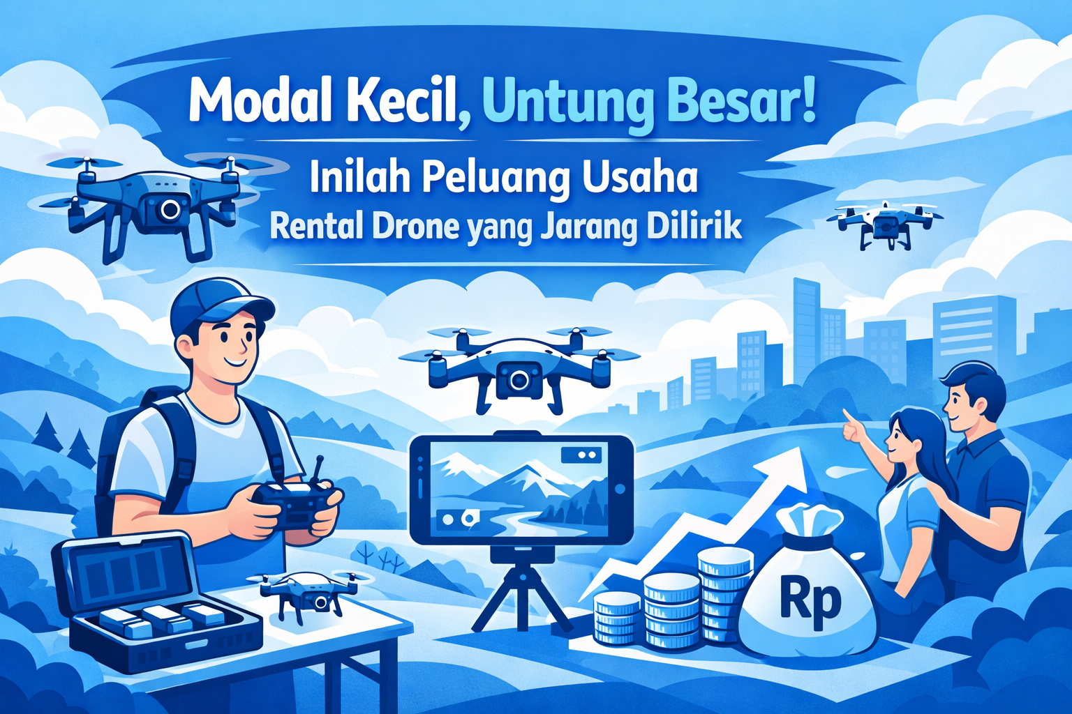 Modal Kecil, Untung Besar! Inilah Peluang Usaha Rental Drone yang Jarang Dilirik