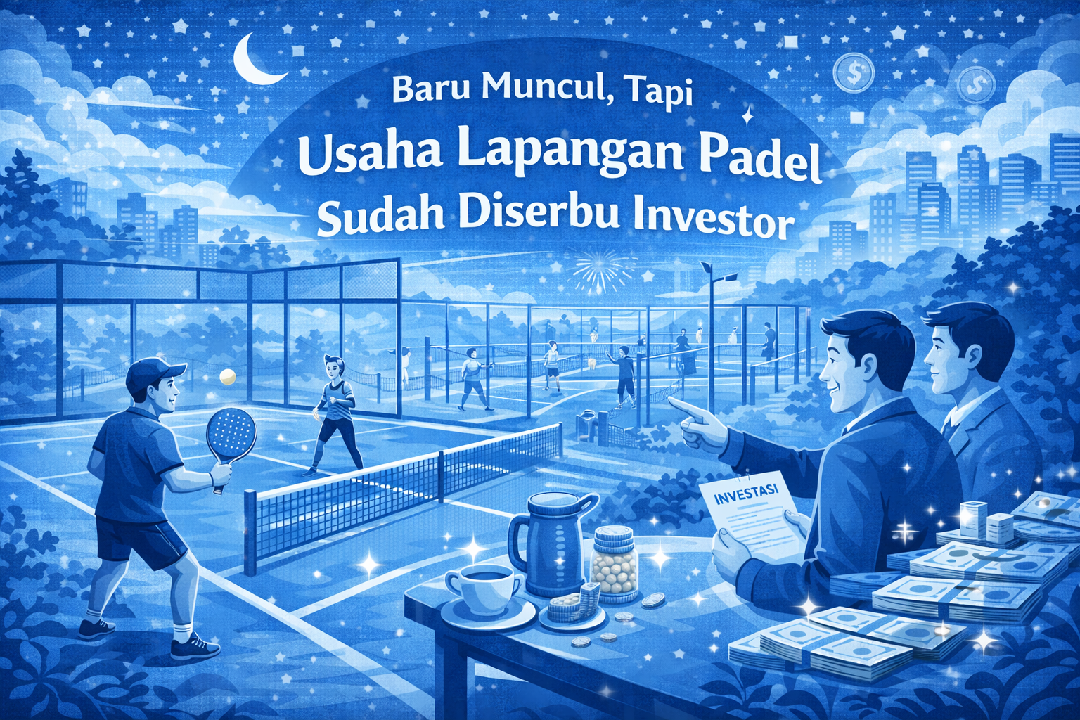 Baru Muncul, Tapi Usaha Lapangan Padel Sudah Diserbu Investor