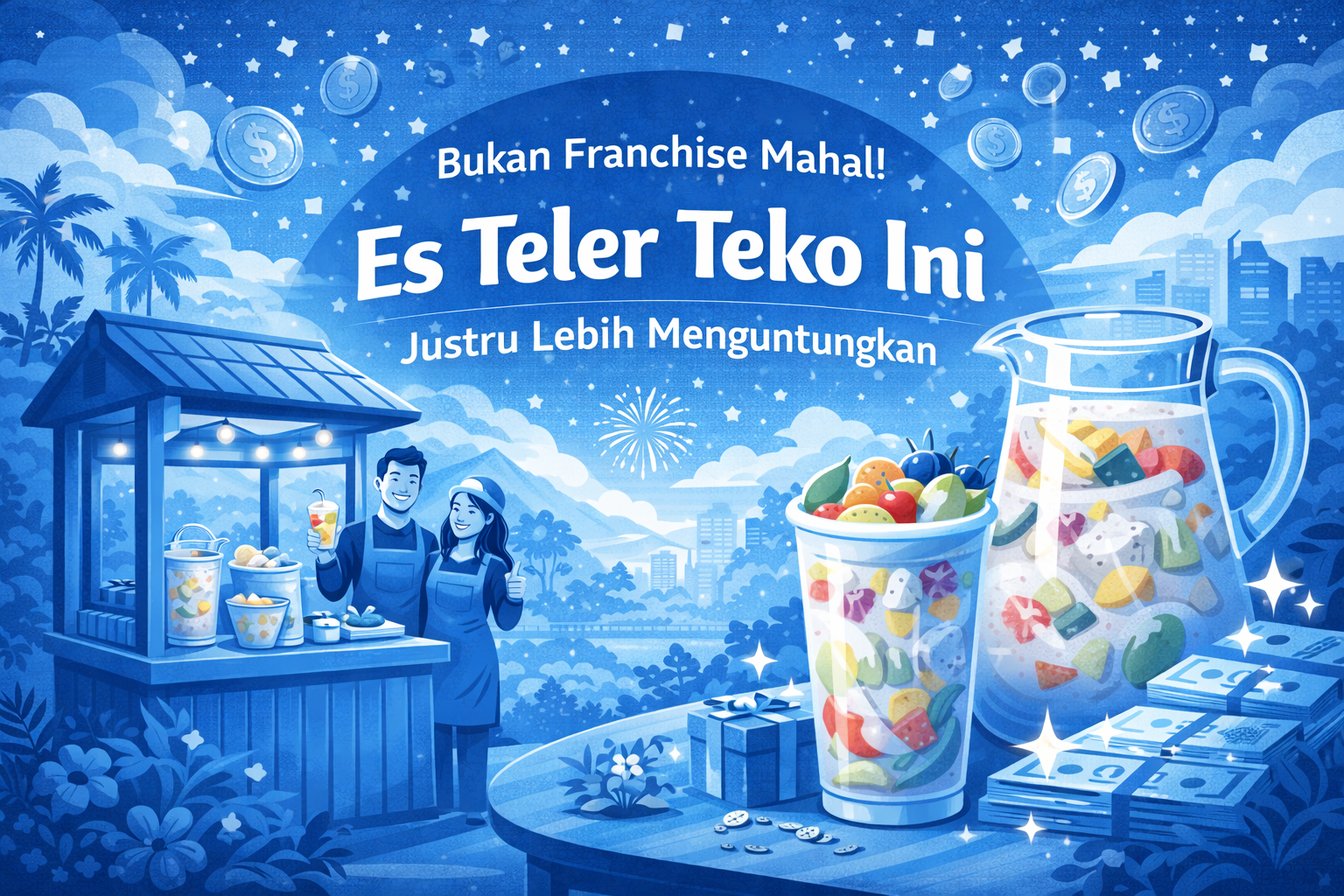 Bukan Franchise Mahal! Es Teler Teko Ini Justru Lebih Menguntungkan