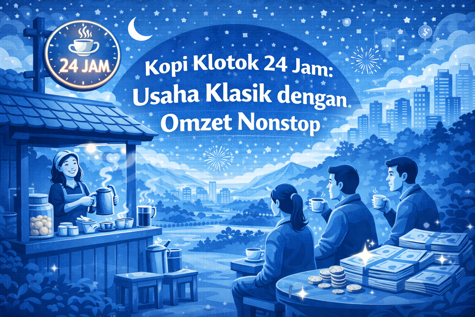 Kopi Klotok 24 Jam: Usaha Klasik dengan Omzet Nonstop