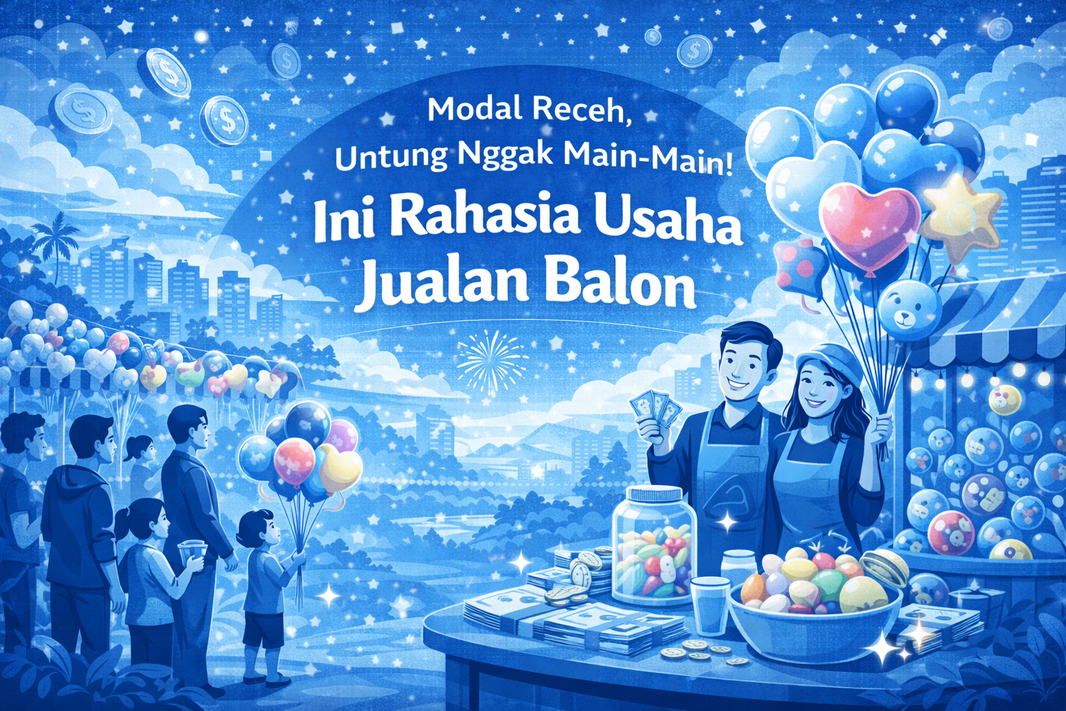 Modal Receh, Untung Nggak Main-Main! Ini Rahasia Usaha Jualan Balon