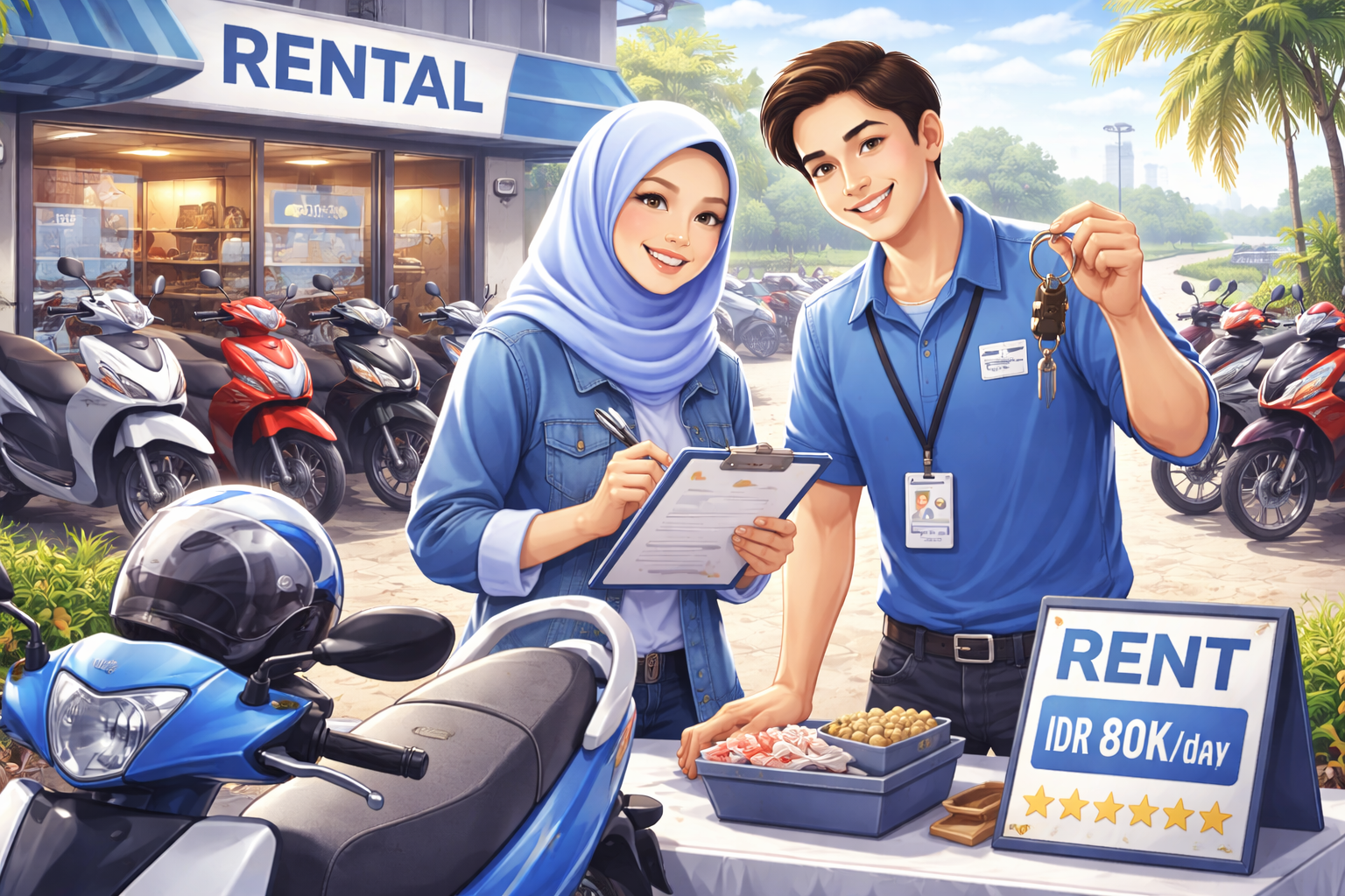 Bisnis Sewa Motor Kelihatannya Biasa, Tapi Untungnya Gila!